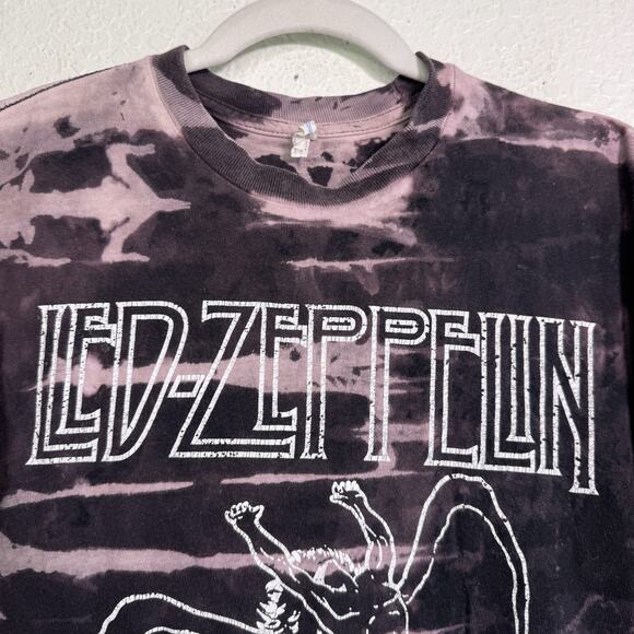 Led Zeppelin Shirt Mens Small Tie Dye Band Graphic Rock 1977 Tour - Picture 4 of 8